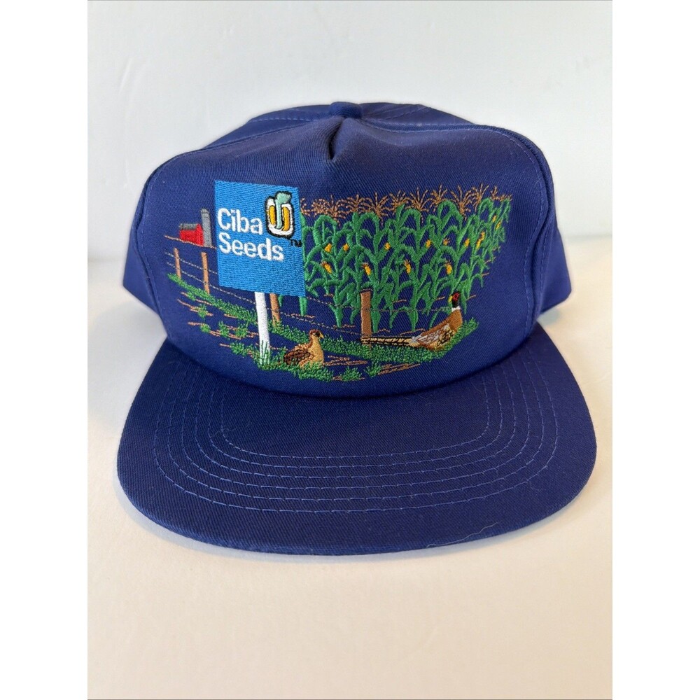 VTG Ciba Seeds Maximizer Hybrid Corn Snapback K-Pruducts USA Hat/Cap Trucker